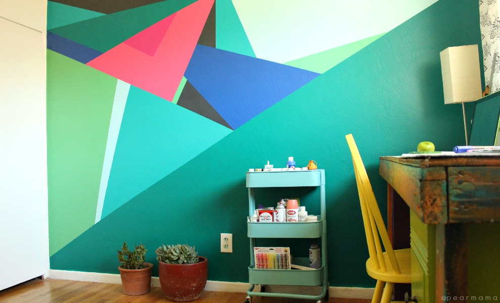 geometric-wall-national-painting-week-pearmama