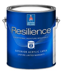 Lata de pintura-Resilience Exterior Acrylic Latex Flat Super White