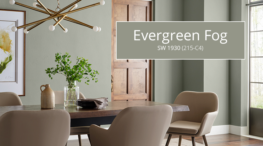 SW Presentamos el Color del Año 2022: Evergreen Fog - Sherwin-Williams